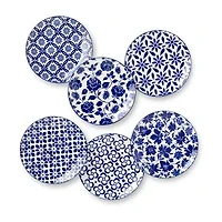Certified International Madison 6-pc. Porcelain Appetizer Plate