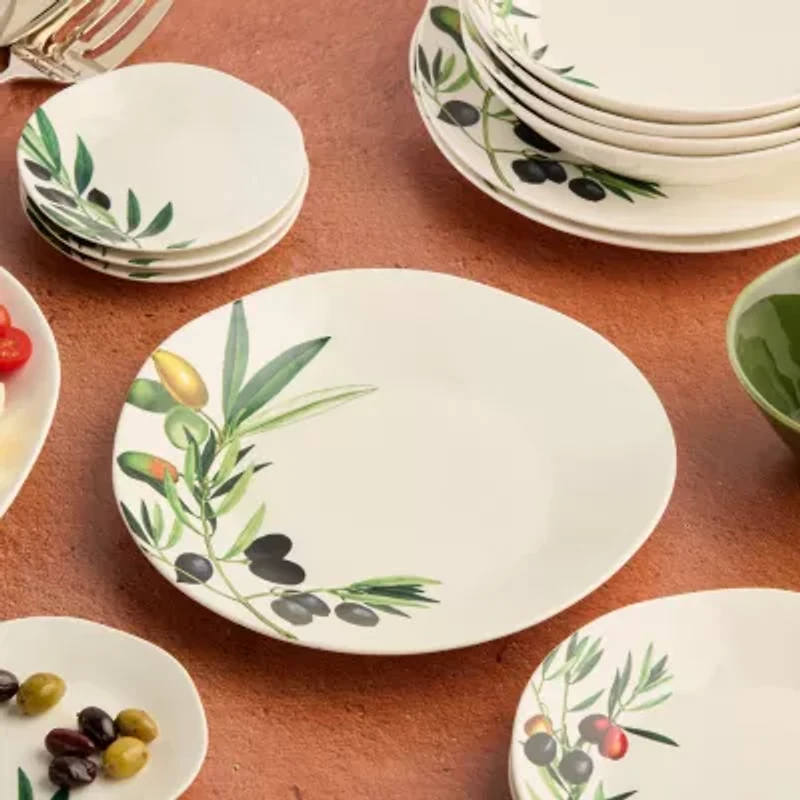 Certified International Oliva 4-pc. Stoneware Dinner Plate