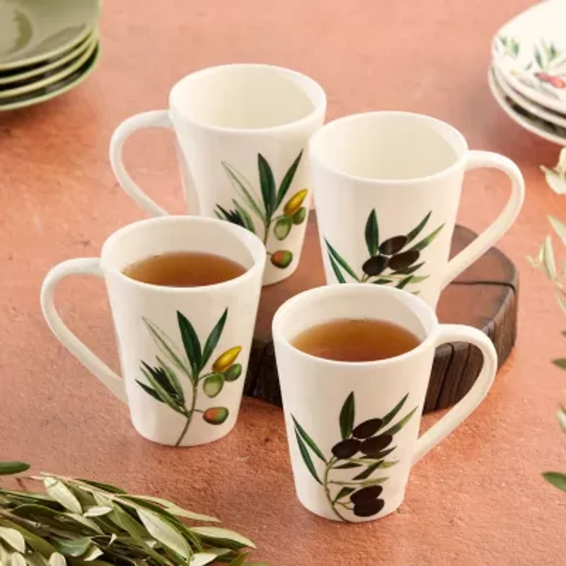 Certified International Oliva 4-pc. Coffee Mug