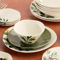 Certified International Oliva 4-pc. Stoneware Ice Cream Bowl