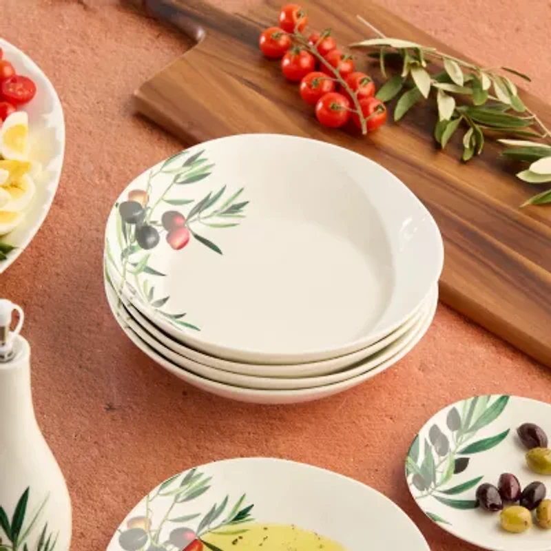 Certified International Oliva 4-pc. Stoneware Soup Bowl