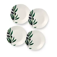 Certified International Oliva 4-pc. Stoneware Appetizer Plate