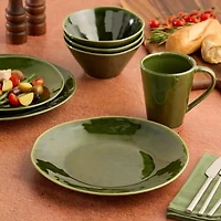 Certified International Verde 4-pc. Stoneware Dinner Plate