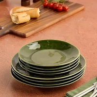 Certified International Verde 4-pc. Stoneware Salad Plate