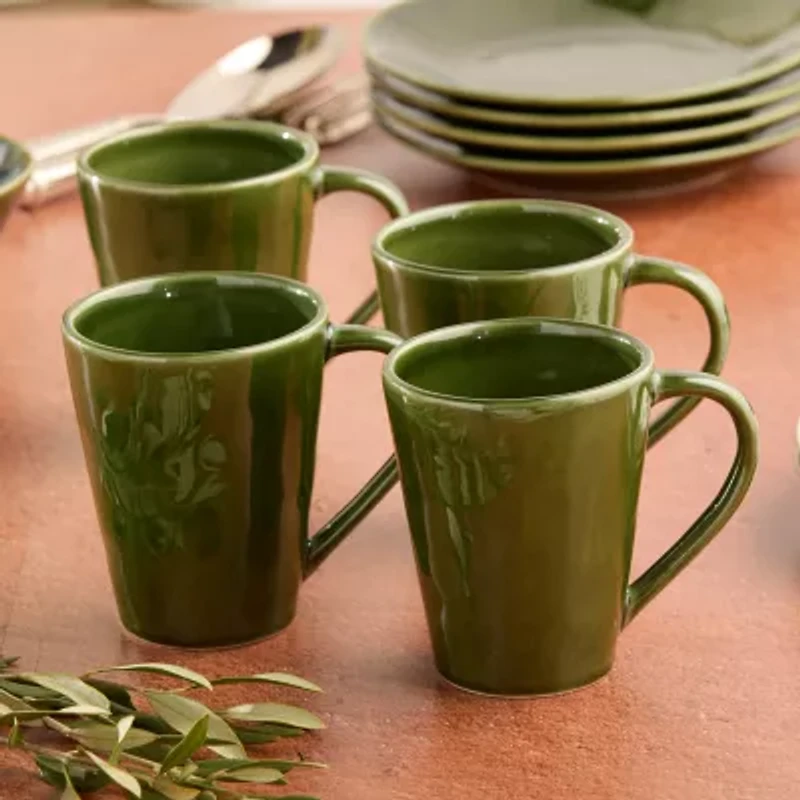 Certified International Verde 4-pc. Coffee Mug