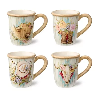Certified International Rosewood 4-pc. Coffee Mug