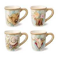 Certified International Rosewood 4-pc. Coffee Mug
