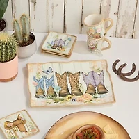 Certified International Rosewood Ceramic Serving Platter