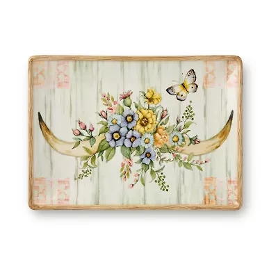 Certified International Rosewood Ceramic Serving Platter