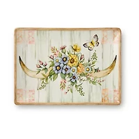 Certified International Rosewood Ceramic Serving Platter