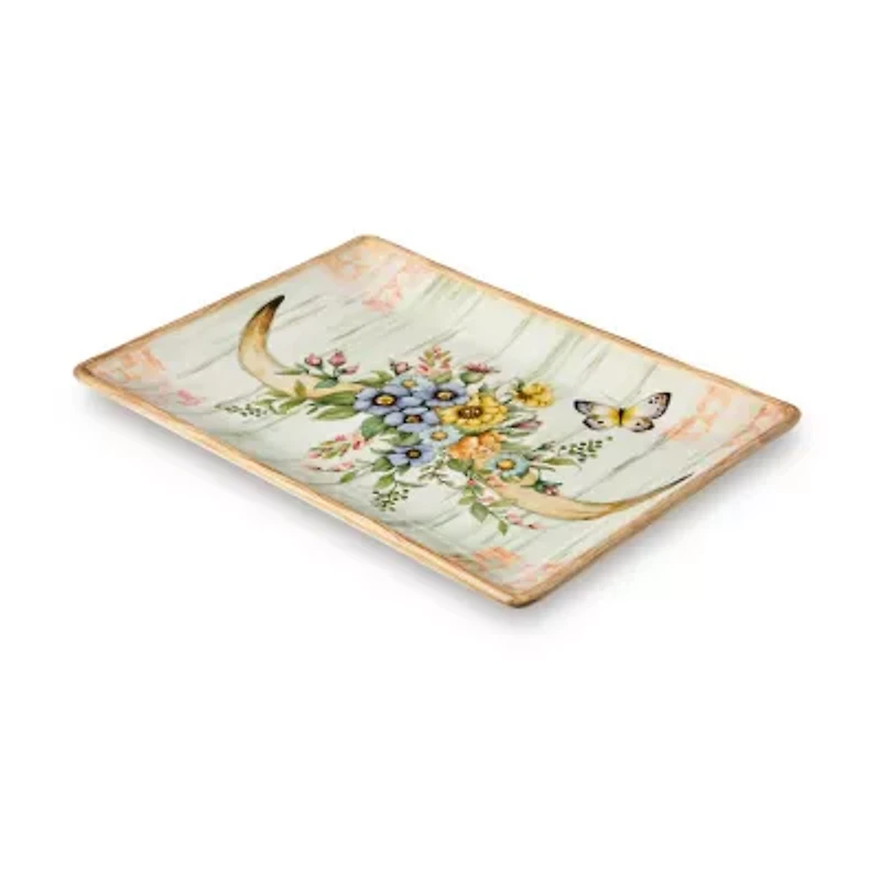 Certified International Rosewood Ceramic Serving Platter