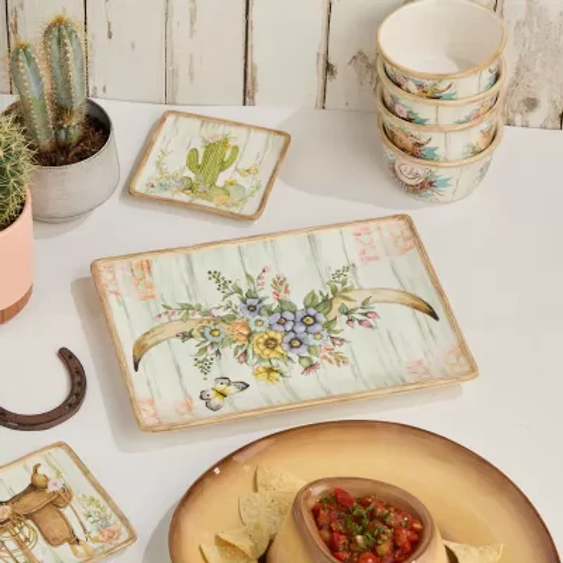 Certified International Rosewood Ceramic Serving Platter