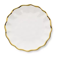 Certified International Regency Gold 4-pc. Porcelain Dinner Plate