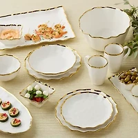 Certified International Regency Gold 4-pc. Porcelain Salad Plate