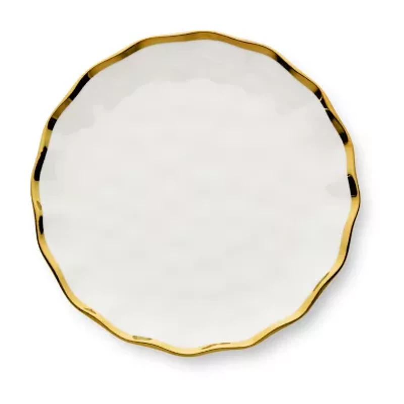 Certified International Regency Gold 4-pc. Porcelain Salad Plate