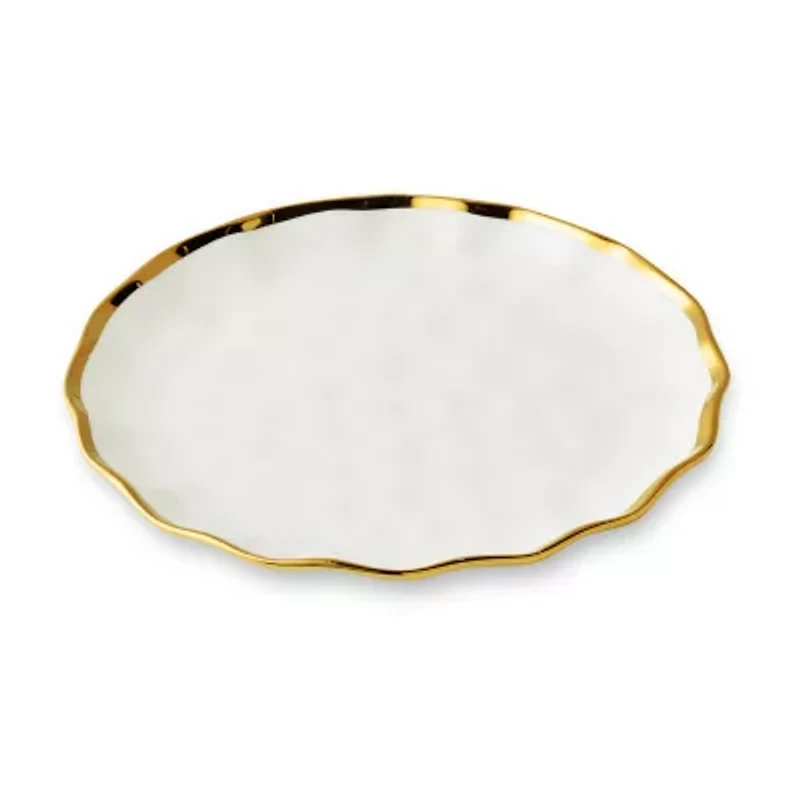 Certified International Regency Gold 4-pc. Porcelain Salad Plate