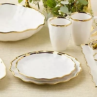Certified International Regency Gold 4-pc. Porcelain Salad Plate