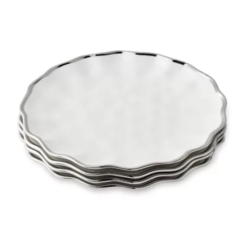 Certified International Regency Silver 4-pc. Porcelain Dinner Plate