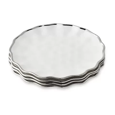 Certified International Regency Silver 4-pc. Porcelain Dinner Plate
