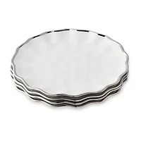 Certified International Regency Silver 4-pc. Porcelain Dinner Plate