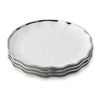 Certified International Regency Silver 4-pc. Porcelain Salad Plate