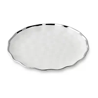 Certified International Regency Silver 4-pc. Porcelain Salad Plate