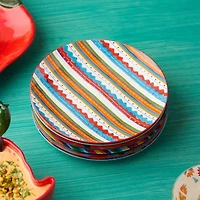 Certified International Caliente 6-pc. Porcelain Salad Plate
