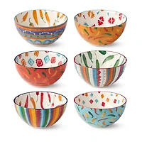 Certified International Caliente 6-pc. Porcelain Ice Cream Bowl