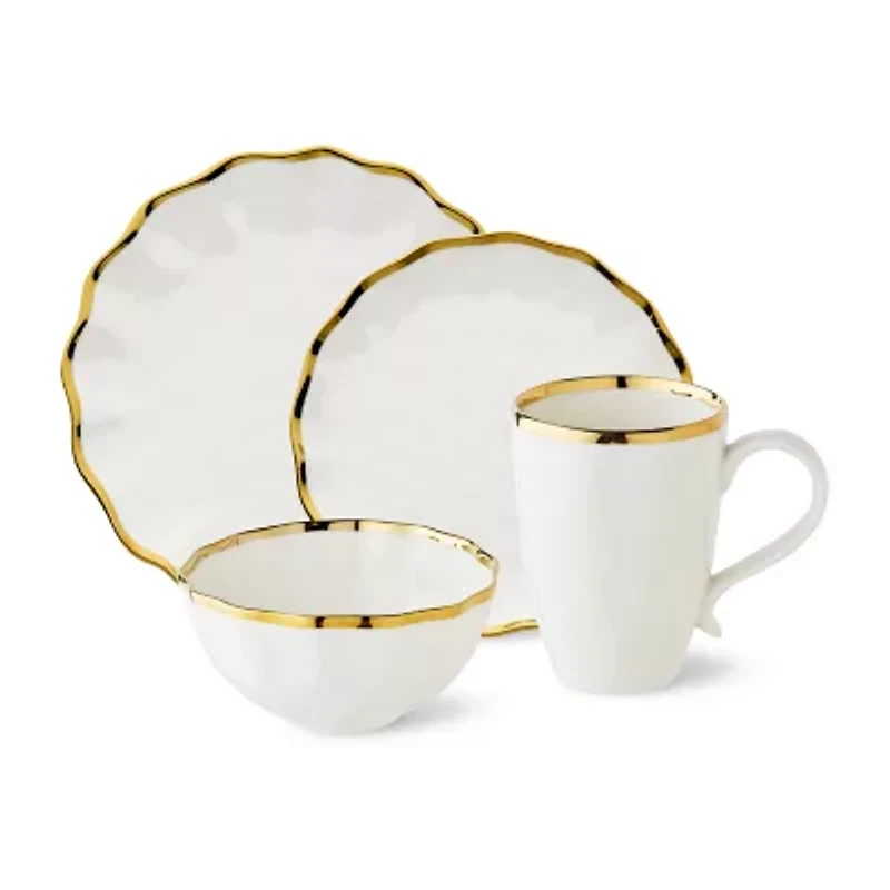 Certified International Regency Gold 16-pc. Porcelain Dinnerware Set