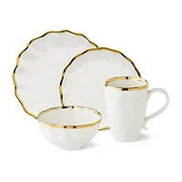 Certified International Regency Gold 16-pc. Porcelain Dinnerware Set