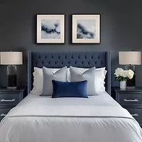 Madison Park Baldwin Queen Upholstered Tufted  Headboard
