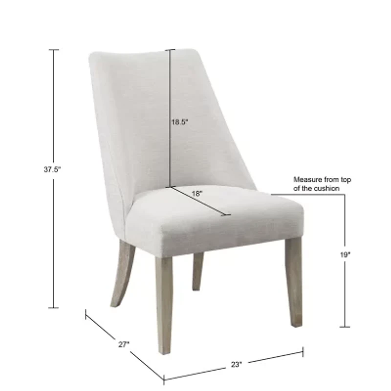Martha Stewart Winfield 2-pc. Upholstered Dining Chair