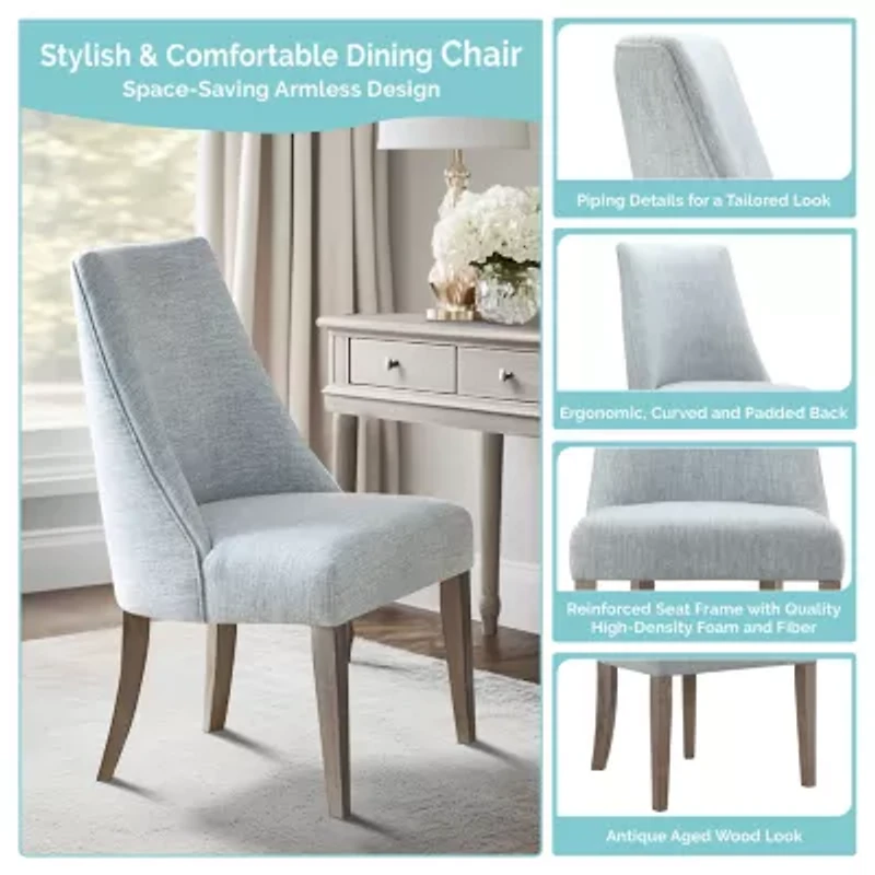 Martha Stewart Winfield 2-pc. Upholstered Dining Chair