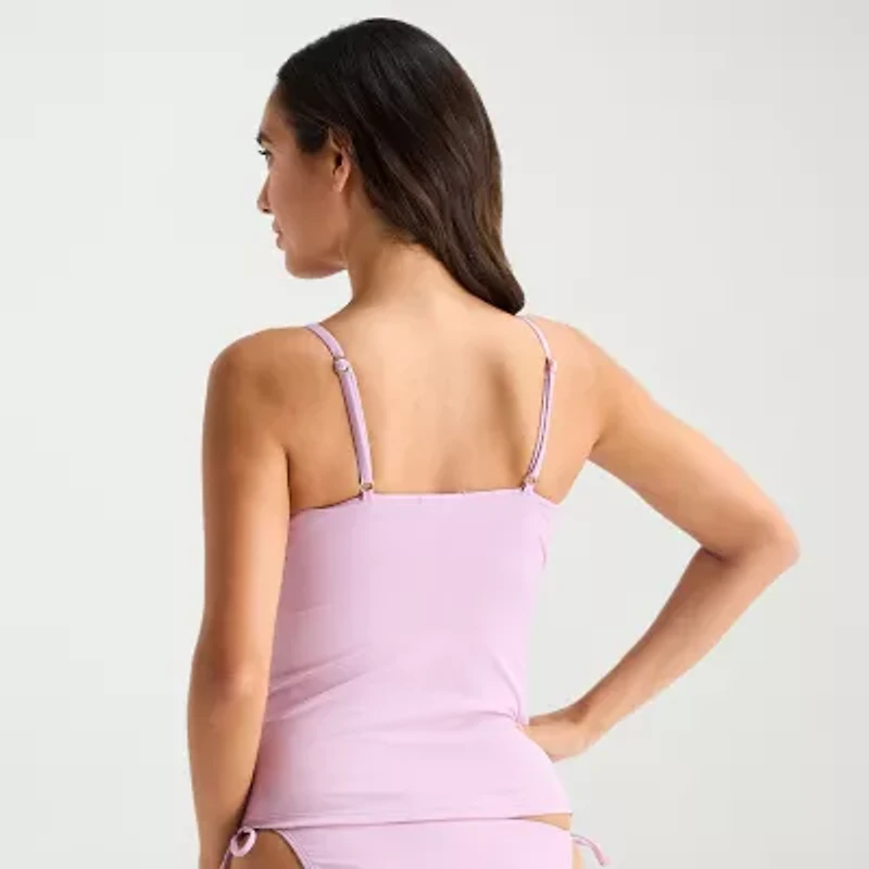 Mynah Womens Lined Tankini Swimsuit Top