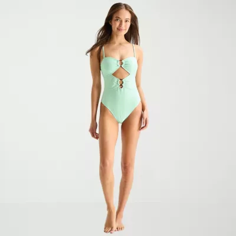 Mynah Womens Monokini One Piece Swimsuit