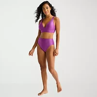 Mynah Womens Adjustable Straps Bralette Bikini Swimsuit Top