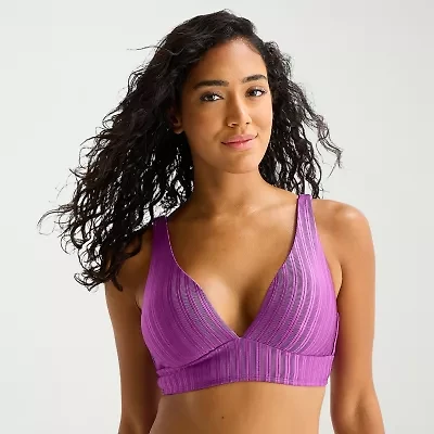 Mynah Womens Adjustable Straps Bralette Bikini Swimsuit Top