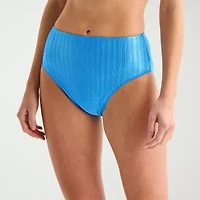 Mynah Womens Lined High Waist Bikini Swimsuit Bottom