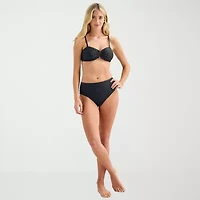 Mynah Womens Lined High Waist Bikini Swimsuit Bottom