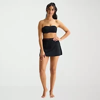 Mynah Womens Adjustable Straps Bandeau Bikini Swimsuit Top