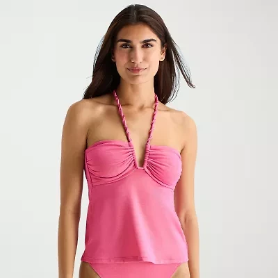 Mynah Womens Lined Tankini Swimsuit Top