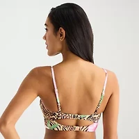 Mynah Womens Removable Straps Midkini Swimsuit Top