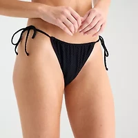 Arizona Womens Lined Juniors Bikini Swimsuit Bottom