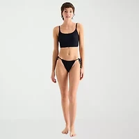 Arizona Womens Adjustable Straps Juniors Bralette Bikini Swimsuit Top