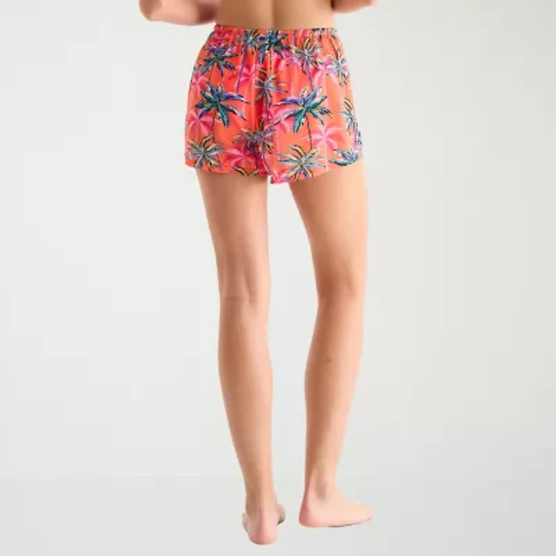 Arizona Womens Exotic Juniors Shorts Swimsuit Cover-Up