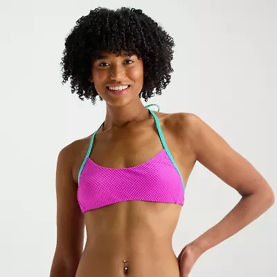 Arizona Womens Juniors Bralette Bikini Swimsuit Top