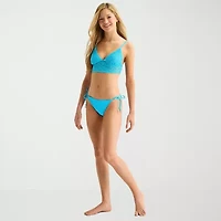 Arizona Womens Juniors Midkini Swimsuit Top