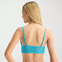 Arizona Womens Juniors Midkini Swimsuit Top
