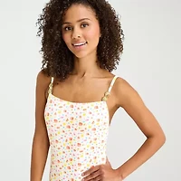 Arizona Womens Juniors One Piece Swimsuit