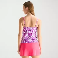 Liz Claiborne Womens Tankini Swimsuit Top